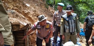 Diduga Masih Ada Aktifitas, Polisi dan TNI, Sasar Ratusan Lobang Emas di TNGHS Lebak