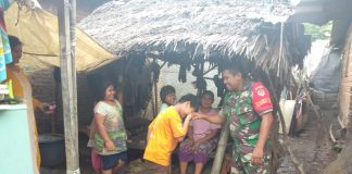 Danramil Cikande Perintahkan Anggotanya Menyapa Warga