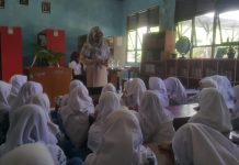 DPK Banten Kampenyekan Gemar Membaca di SMKN 8 Pandeglang