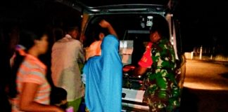 Bentuk Kepedulian, Babinsa Koramil 0219/Cikande Evakuasi Ibu Hamil