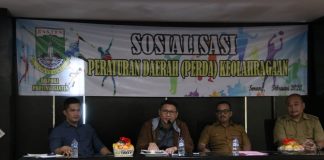 Dispora Banten Sosialisasikan Perda Keolahragaan