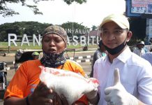 Gapensi Lebak Bagikan Ribuan Paket Sembako