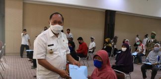 Bansos Covid-19 Tahap Satu Dibagikan