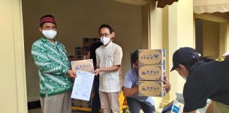 DMI Banten Terima Bantuan Ratusan Dus Alat Pembersih