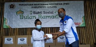 PWI Kabupaten Serang Berbagi Ramadhan, Santuni Anak Yatim dan Buka Puasa Bersama