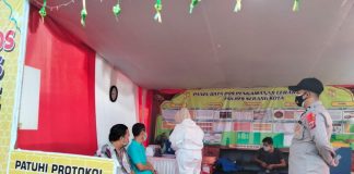 Polres Serang Kota Rapid Tes 9 Orang Pengguna Jalan