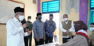 Lapor ke Wapres, Wagub Andika: Satu Pekan PTM di Banten Aman Tanpa Penularan