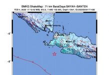 Banten Selatan Kembali Diguncang Gempa