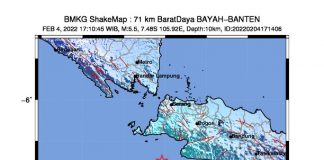 Banten Selatan Kembali Diguncang Gempa