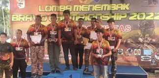 Baladika Shooting Club (BSC) Grup 1 Kopassus Kembali Juara pada Event Menembak Bravo Championship 2022