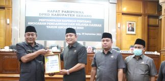 Wabup Serang Sampaikan Raperda APBD TA 2023, Ini Rinciannya