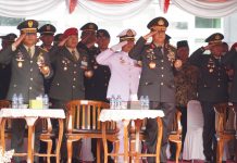 Ciptakan Sejarah, Upacara HUT TNI ke-77 Digelar di Alun-alun Rangkasbitung