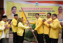 Serentak, Puluhan Ribu Warga Ikuti Jalan Sehat Partai Golkar di Banten