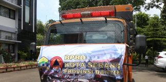 Peduli Cianjur, Pemkot Serang Melalui BPBD Kota Serang Kirim Bantuan Logistik