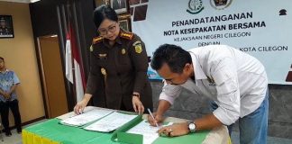 Kejari dan PWI Kota Cilegon Teken Kesepakatan Bersama