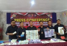 Polres Cilegon Ungkap Kasus Uang Palsu Senilai RP 60 Juta Lebih