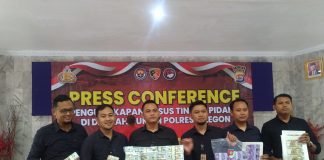Polres Cilegon Ungkap Kasus Uang Palsu Senilai RP 60 Juta Lebih