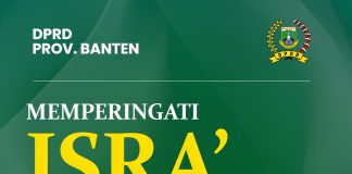 DPRD Provinsi Banten Mengucapkan Selamat Isra Mi’raj 1444 Hijriah