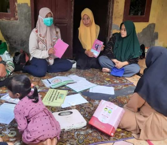 Babinsa Kodim 0602/Serang Laksanakan Pendampingan Kegiatan Posyandu