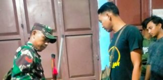 Babinsa Koramil 0602-03 Walantaka Rampas Senjata Tajam Remaja Hendak Tawuran