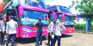 Pengecekan Bus di Terminal Seruni Dishub Cilegon Temukan dua Bus Bermasalah