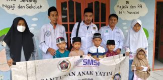 PWI bersama SMSI Kota Cilegon Turun ke Warga Santuni Yatim