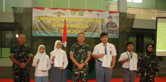 Korem 064/MY Gelar Pembinaan Pendahuluan Bela Negara Kaum Milenial di Banten