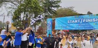 Ribuan Warga Tumpah Ruah di Banten Fun Walk Ekbispar