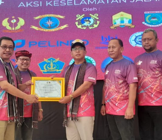 Pemkot Cilegon Raih Penghargaan Tentang Keselamatan dari Kemenhub RI