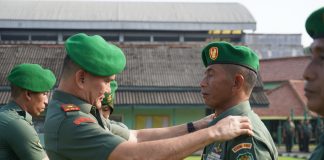 Danrem Pimpin Kenaikan Pangkat Puluhan Prajurit TNI