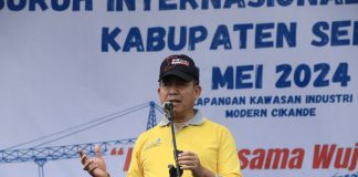 Sekda Ajak Buruh Jaga Investasi di Kabupaten Serang