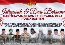 Polda Banten Gelar Istighazah dan Doa Bersama