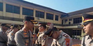 Kapolres Angkat Iptu Yogie Jadi Kasat Pam Obvit Polres Cilegon