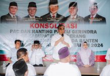 Solid Menangkan Andra Soni-Dimyati, Sekjend Gerindra Minta Kader Aktif Sosialisasikan Program Sekolah Gratis
