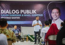 Andra Soni Sampaikan Program Sekolah Gratis di Hadapan Petinggi Muhammadiyah Banten