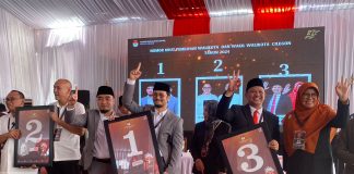 Kontestasi Pilkada Cilegon Isro-Uyun Mendapatkan Nomor Urut 3