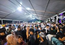 Yel-yel Tidak Korupsi-Sekolah Gratis Bergemuruh saat Deklarasi Kampanye Damai