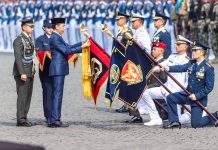 Grup 1 Kopassus Terima Tanda Kehormatan Samkarya Nugraha dari Presiden RI