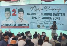 Ratusan Kyai Deklarasi Dukungan untuk Pemenangan Pasangan Andra Dimyati di Pilgub Banten 2024
