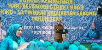 Bupati Serang Sebut PKK Bantu Turunkan Stunting