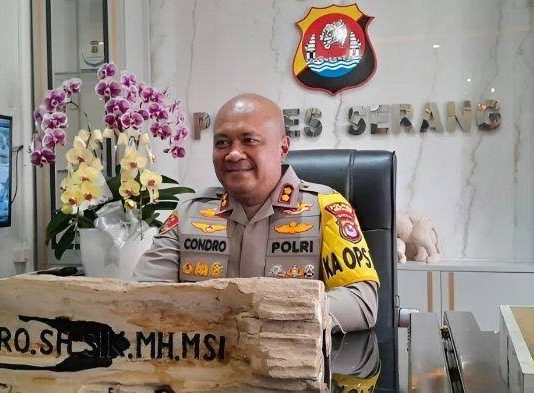 Hadapi Cuaca Ekstrem, Kapolres Serang Imbau Warga Waspada