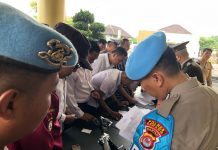 Antisipasi Penyalahgunaan, Polres Serang Periksa Senpi Anggota