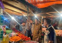 Satgas Pangan Bareskrim dan Polda Banten Lakukan Pengecekan Ketersediaan Bahan Pokok di Pasar Rau Serang