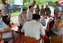 Perwira Pengendali Polres Serang Diingatkan untuk Berikan Contoh Baik ke Anggotanya