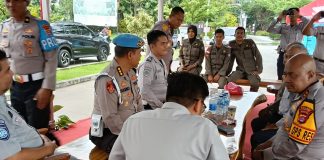 Perwira Pengendali Polres Serang Diingatkan untuk Berikan Contoh Baik ke Anggotanya