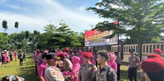 Puluhan Personil Polres Serang Dapat Kenaikan Pangkat, Kapolres Pimpin langsung Upacaranya