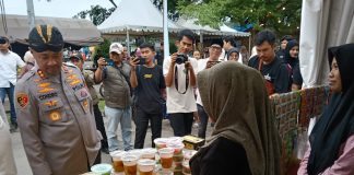 Lokasi Bazar Murah di Modern Cikande Ditinjau Kapolres Serang