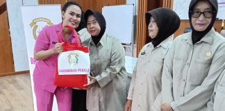 Ketua Bhayangkari Polres Serang Silaturahmi dengan Pengurus dengan Warakauri melalui Program Ngariung Iman Ngariung Aman