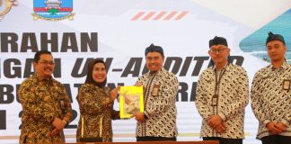 Bupati Serang Serahkan LKPD Unaudited Bankeu Parpol ke BPK RI Banten