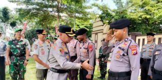 Polres Serang Gelar Pasukan Operasi Ketupat 2025